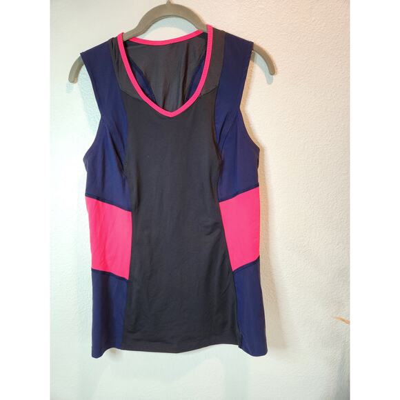 Lululemon Women’s Athletic Tank Top Size Small Black Blue Pink Gym Running‎ - Picture 1 of 3
